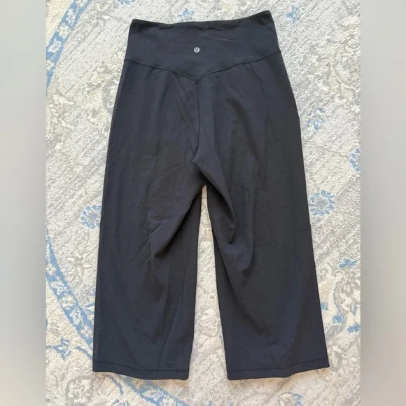 Lululemon Align Wide Leg Crop 23" Black - Picture 7 of 11